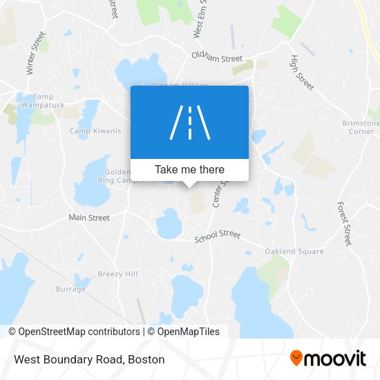 Mapa de West Boundary Road