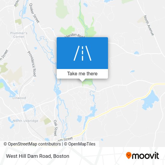 Mapa de West Hill Dam Road