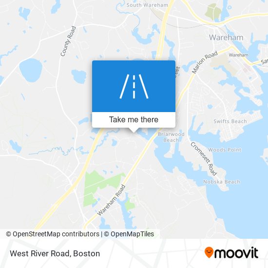 Mapa de West River Road