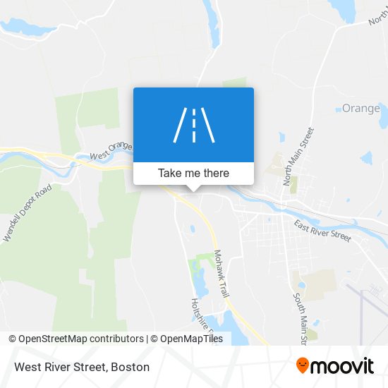 West River Street map