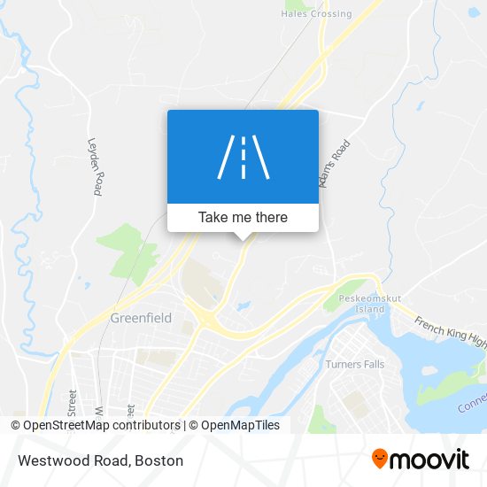 Mapa de Westwood Road