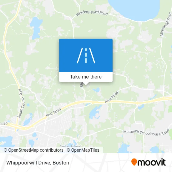 Whippoorwill Drive map