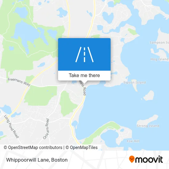 Whippoorwill Lane map