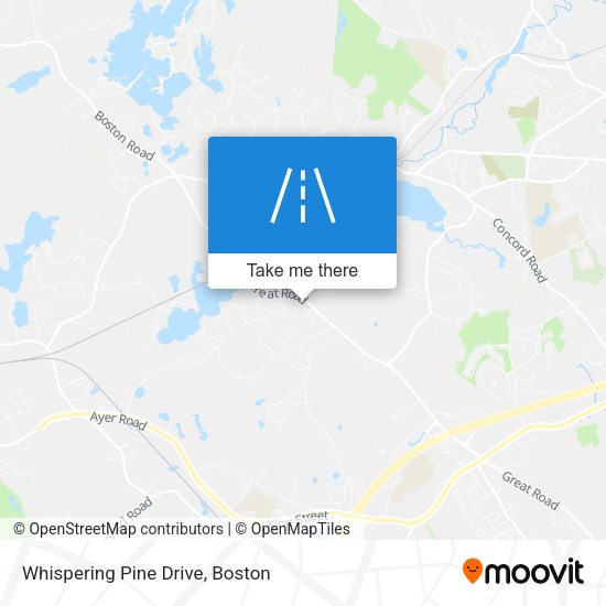 Whispering Pine Drive map