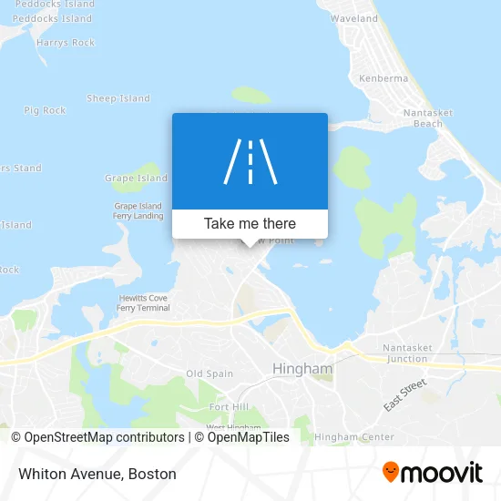 Whiton Avenue map