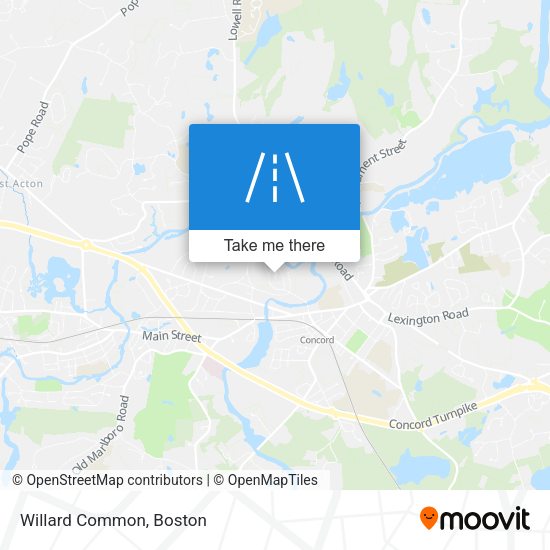 Mapa de Willard Common