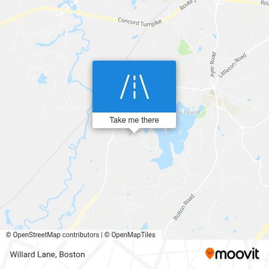 Willard Lane map