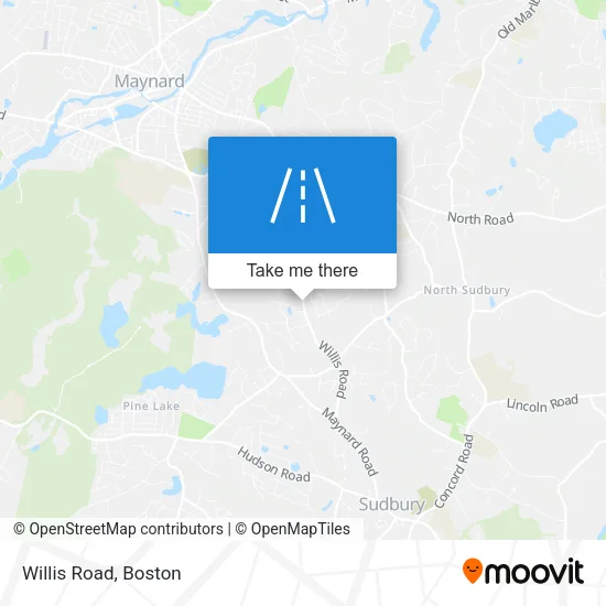 Willis Road map