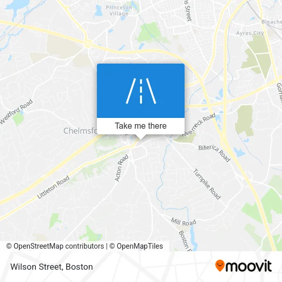 Mapa de Wilson Street