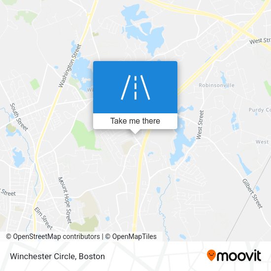 Winchester Circle map