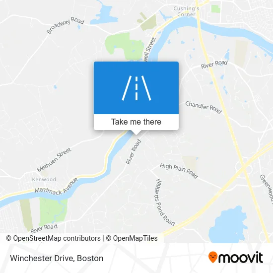 Winchester Drive map