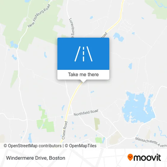 Windermere Drive map