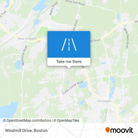 Windmill Drive map