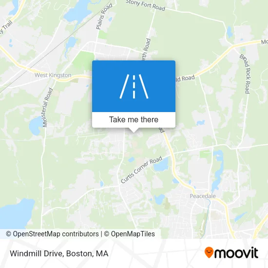 Windmill Drive map