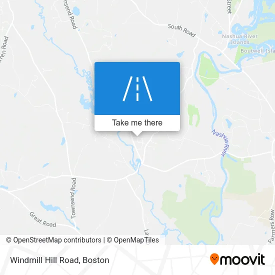 Windmill Hill Road map
