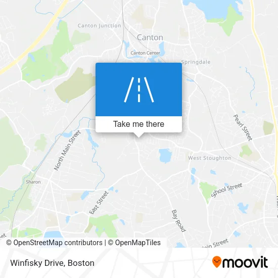 Winfisky Drive map