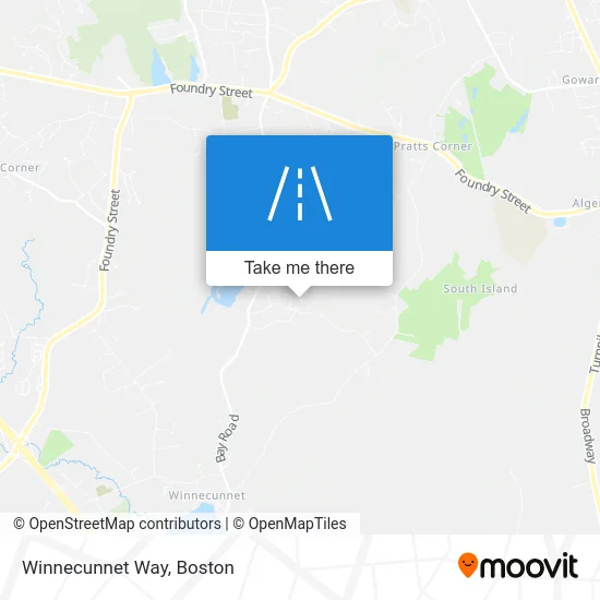 Winnecunnet Way map