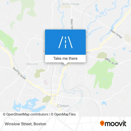 Winslow Street map