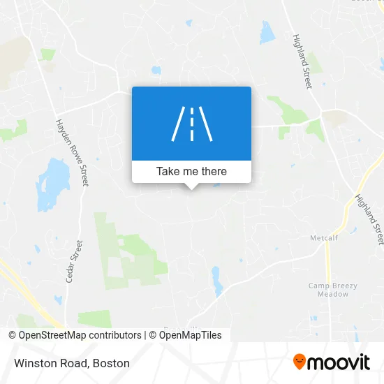 Winston Road map