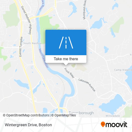 Wintergreen Drive map