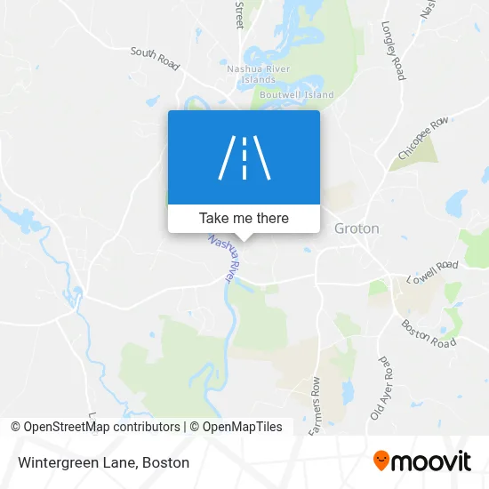 Wintergreen Lane map