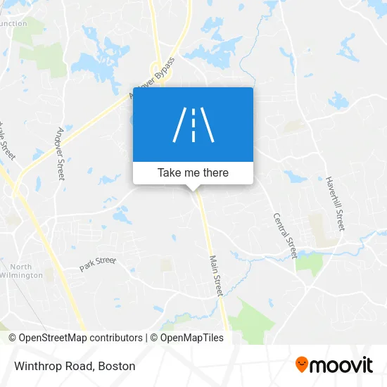 Winthrop Road map