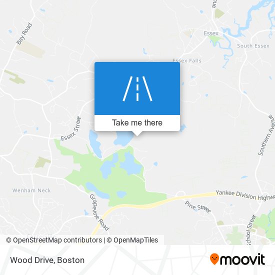 Wood Drive map