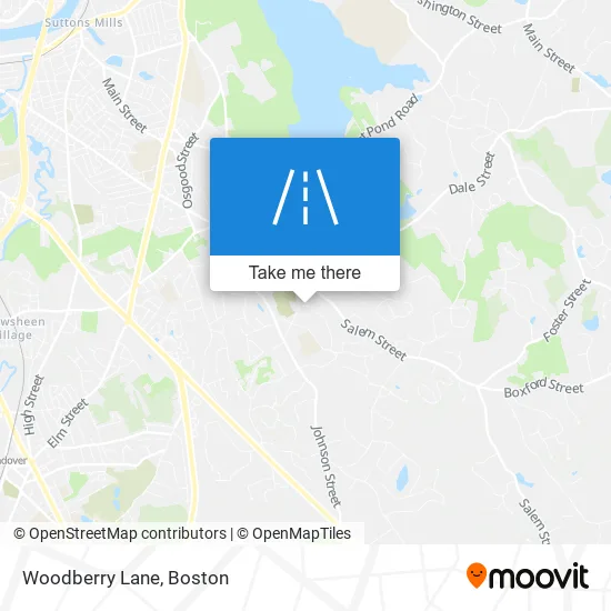 Woodberry Lane map