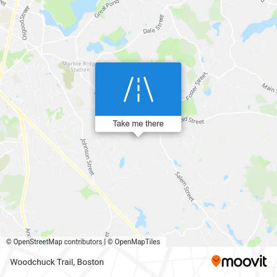 Woodchuck Trail map