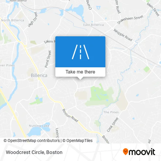 Woodcrest Circle map