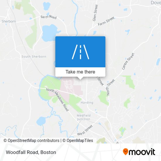 Mapa de Woodfall Road