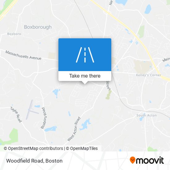 Mapa de Woodfield Road