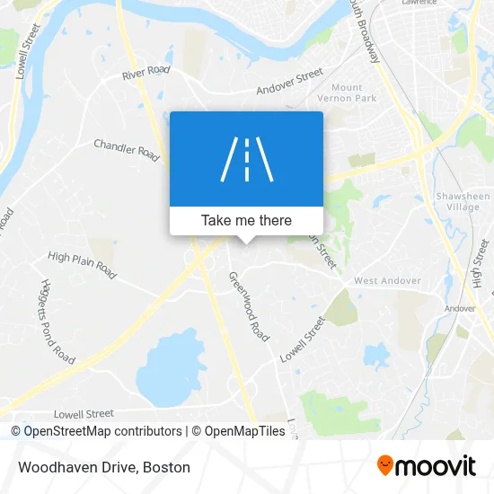 Woodhaven Drive map