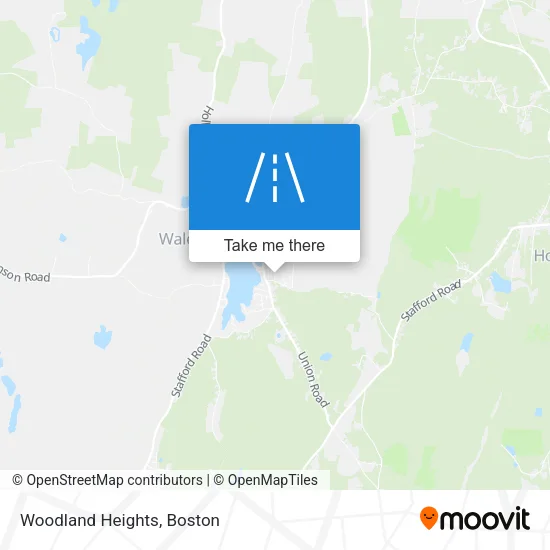 Woodland Heights map