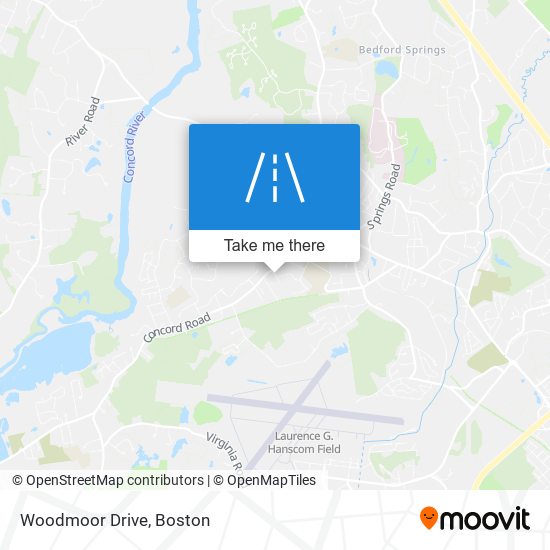 Woodmoor Drive map