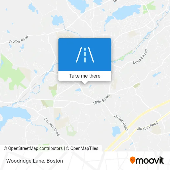 Woodridge Lane map