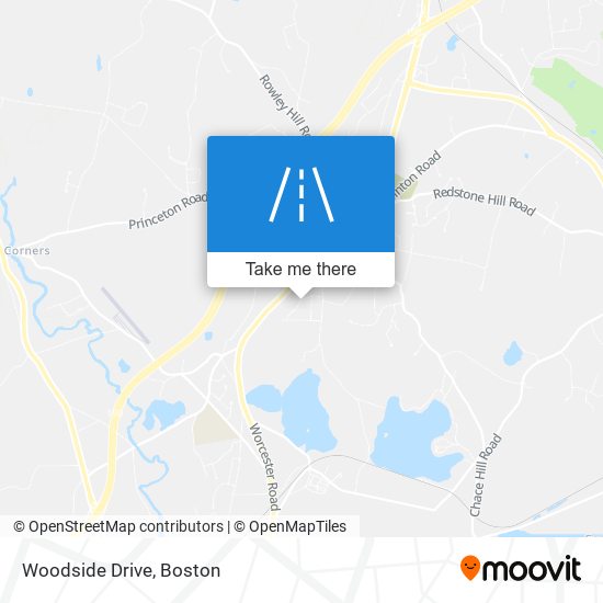 Woodside Drive map