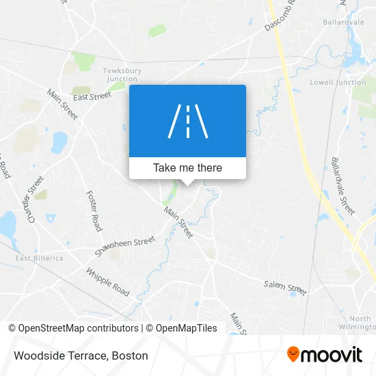 Woodside Terrace map