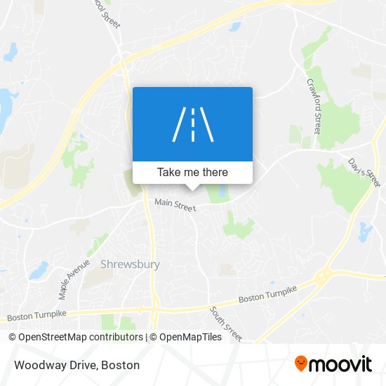 Woodway Drive map