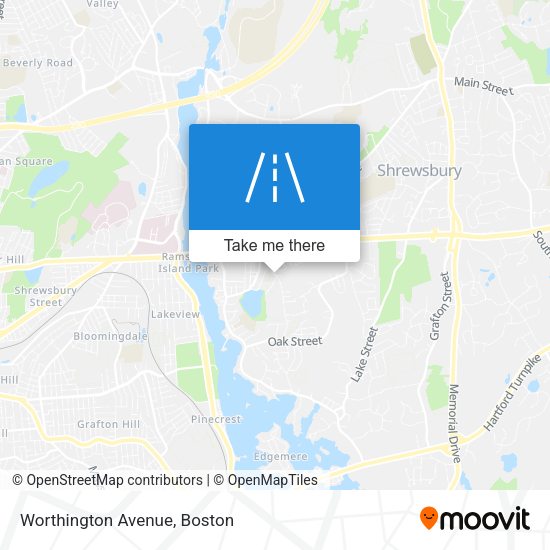 Mapa de Worthington Avenue