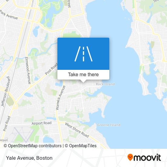 Mapa de Yale Avenue