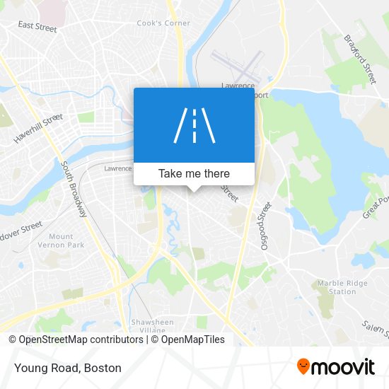 Mapa de Young Road