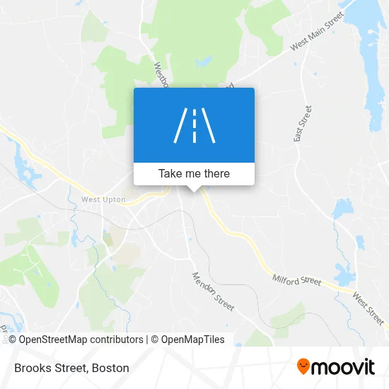 Brooks Street map