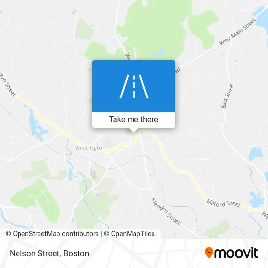 Nelson Street map