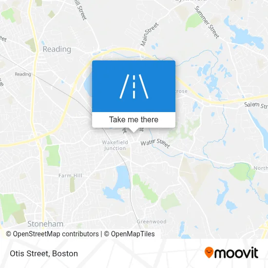 Otis Street map