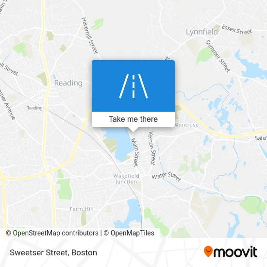 Sweetser Street map