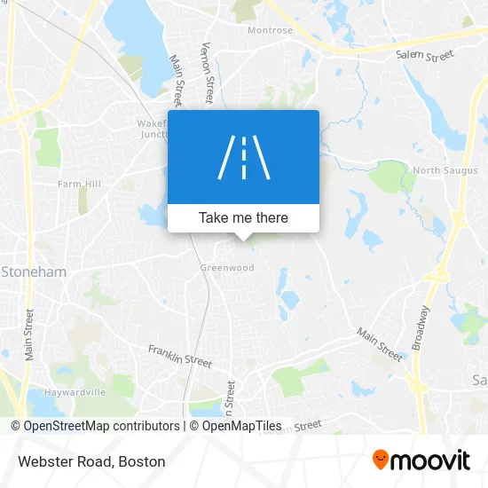 Webster Road map