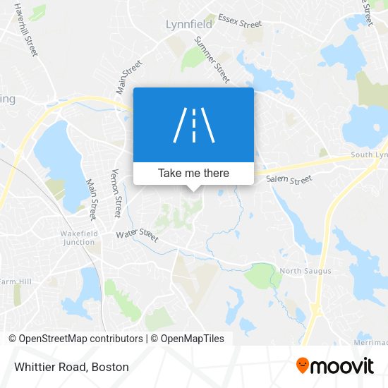 Mapa de Whittier Road