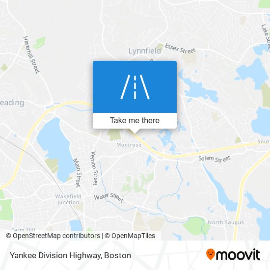 Mapa de Yankee Division Highway