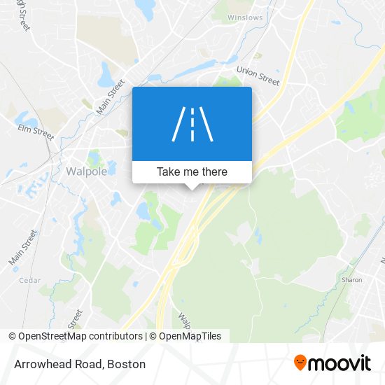 Mapa de Arrowhead Road